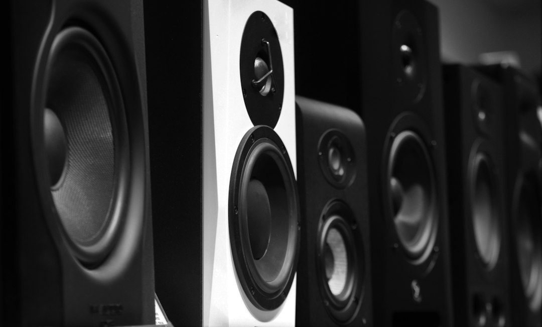 black-and-gray-speakers-on-brown-wooden-table-i-fj4obooym